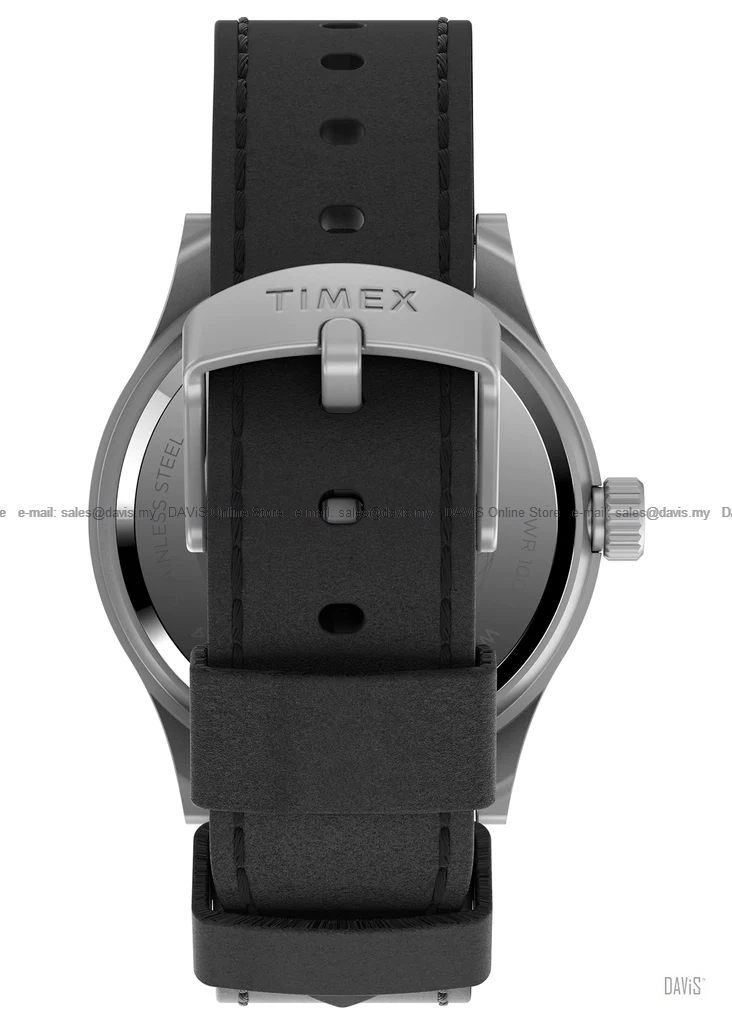 TIMEX TW2V07400 (M) Expedition North Sierra 41mm Leather Strap Black