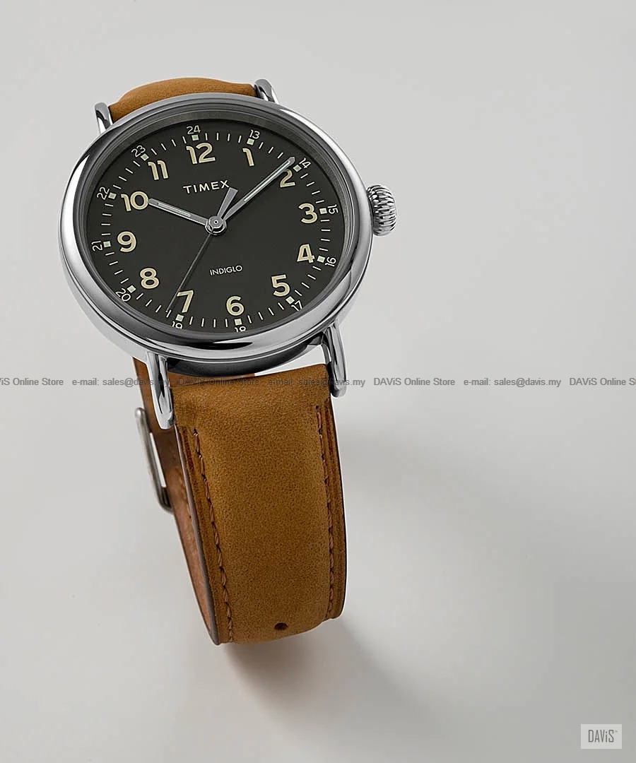 TIMEX TW2V27700 (M) Standard 40mm Leather Strap Brown