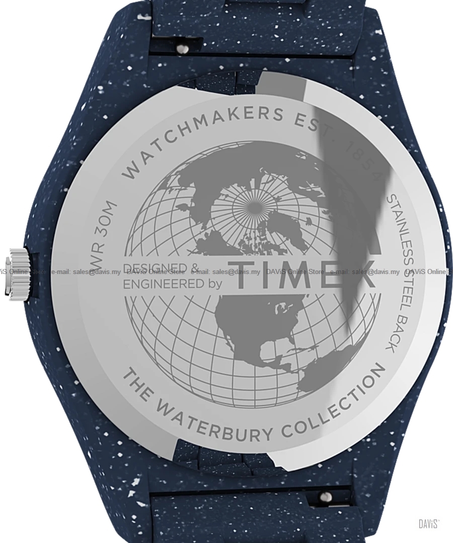 TIMEX TW2V37400 (M) Waterbury Ocean 42mm Recycled Plastic Bracelet