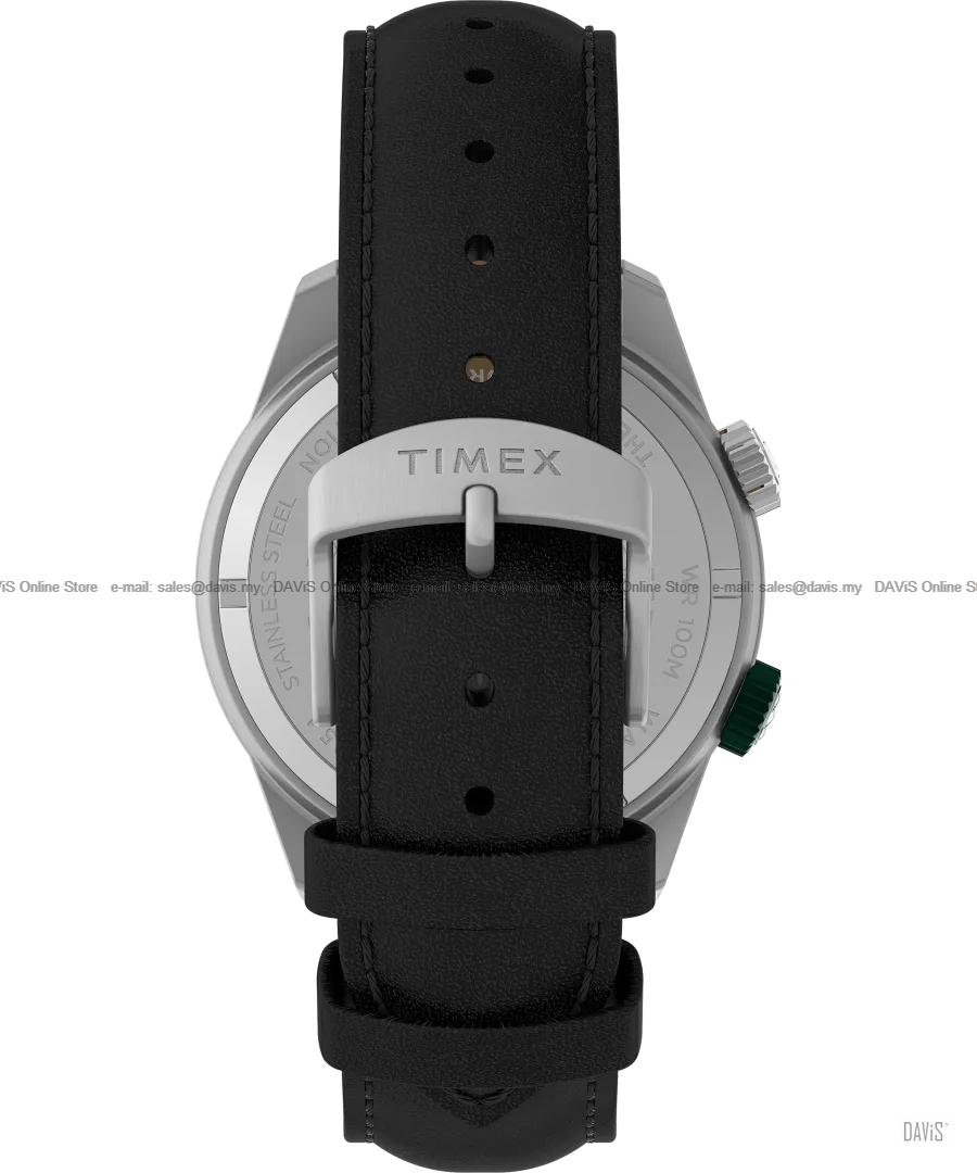 TIMEX TW2V49800 (M) Waterbury Dive 41mm Leather Strap Black