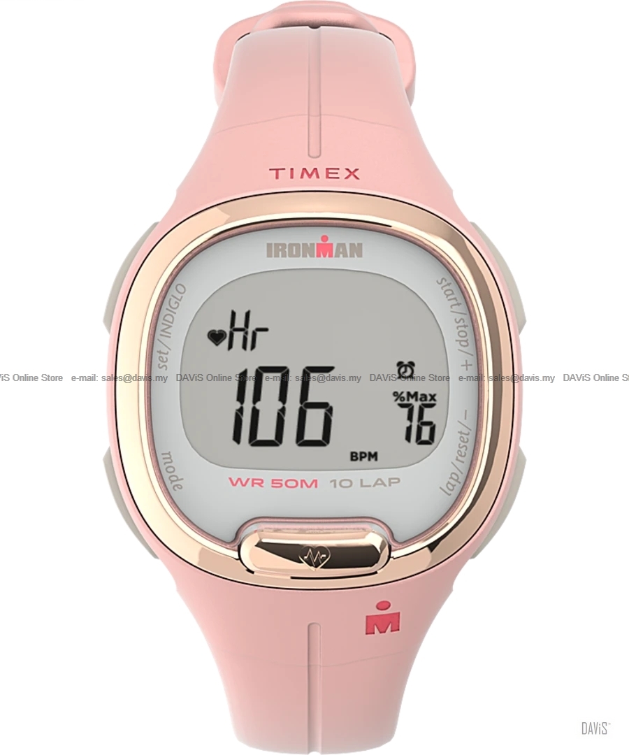 TIMEX TW5M48100 (W) Ironman HeartFIT Transit+ 33mm Activity HRM Pink
