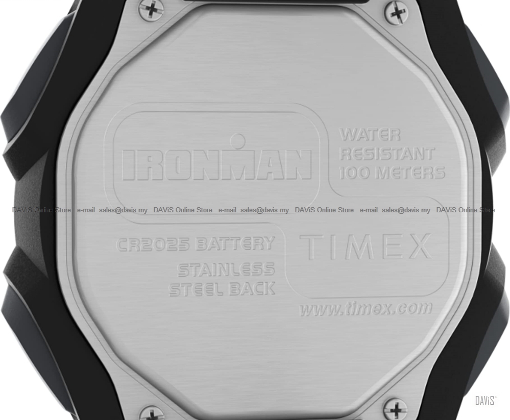 TIMEX TW5M48600 (M) IRONMAN Classic 30 Oversized 45mm Resin Black