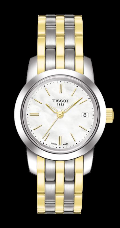 TISSOT T033.210.22.111.00 CLASSIC DREAM white mother-of-pearl index