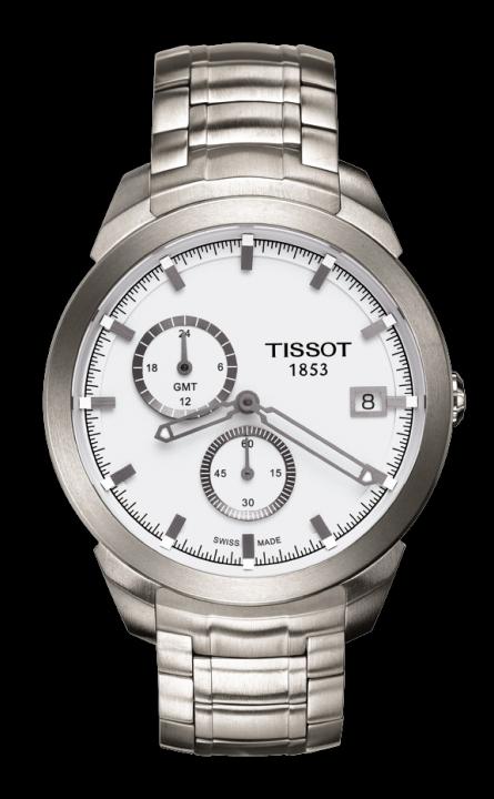 TISSOT T069.439.44.031.00 TITANIUM GMT silver index
