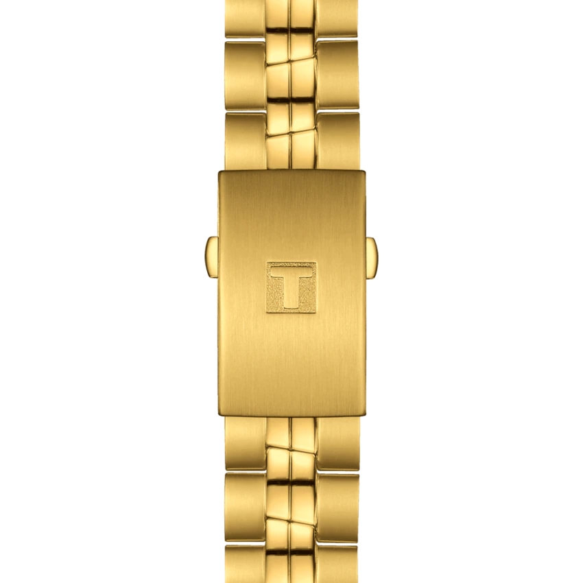 TISSOT T101.452.33.031.00 PR 100 DUAL TIME Quartz 39mm Bracelet Gold