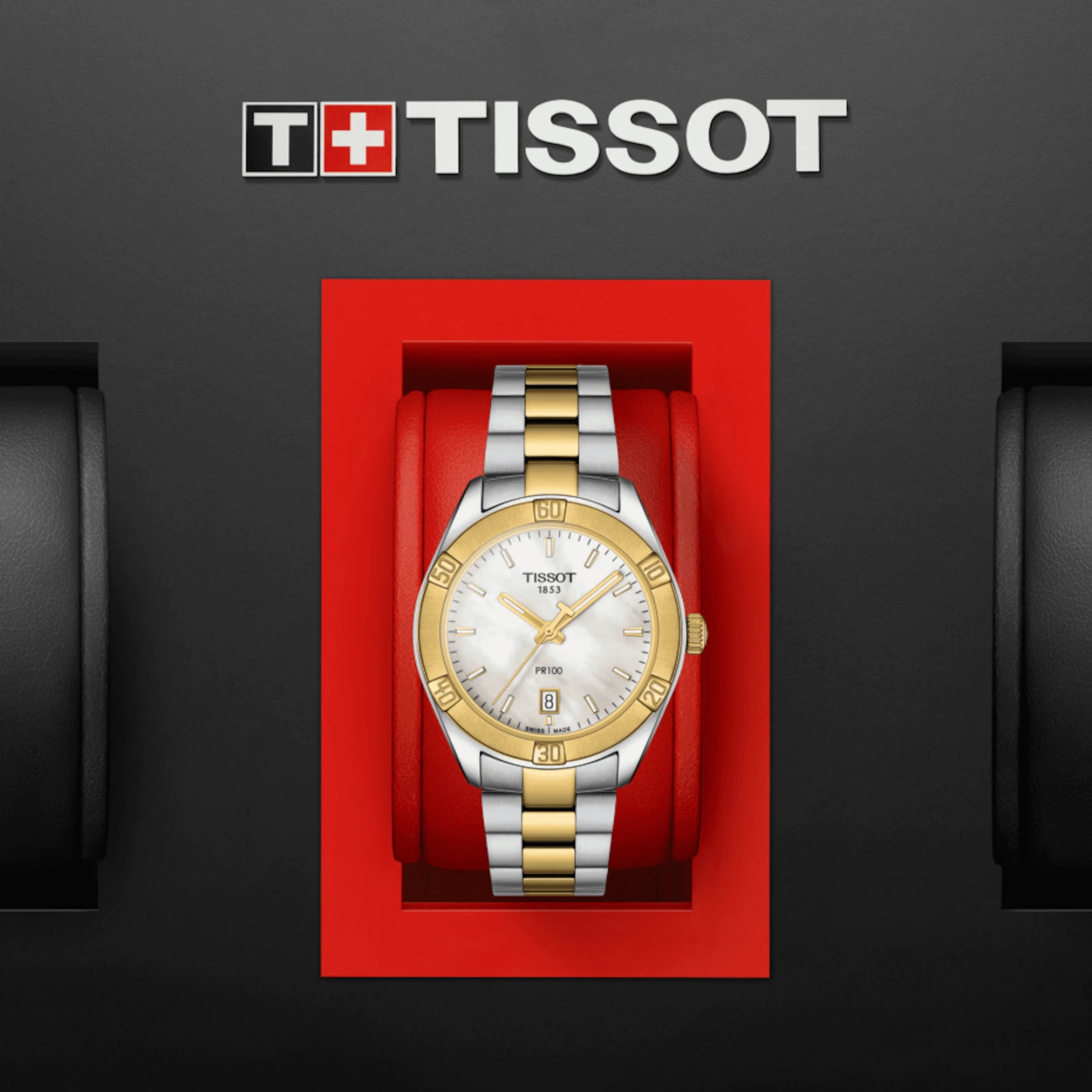 TISSOT T101.910.22.111.00 PR 100 LADY SPORT CHIC 36mm Bracelet MOP