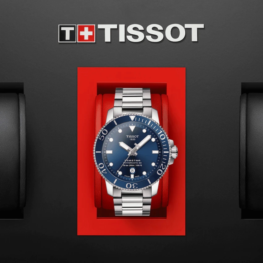 TISSOT T120.407.11.041.03 SEASTAR 1000 POWERMATIC 80 Blue Index