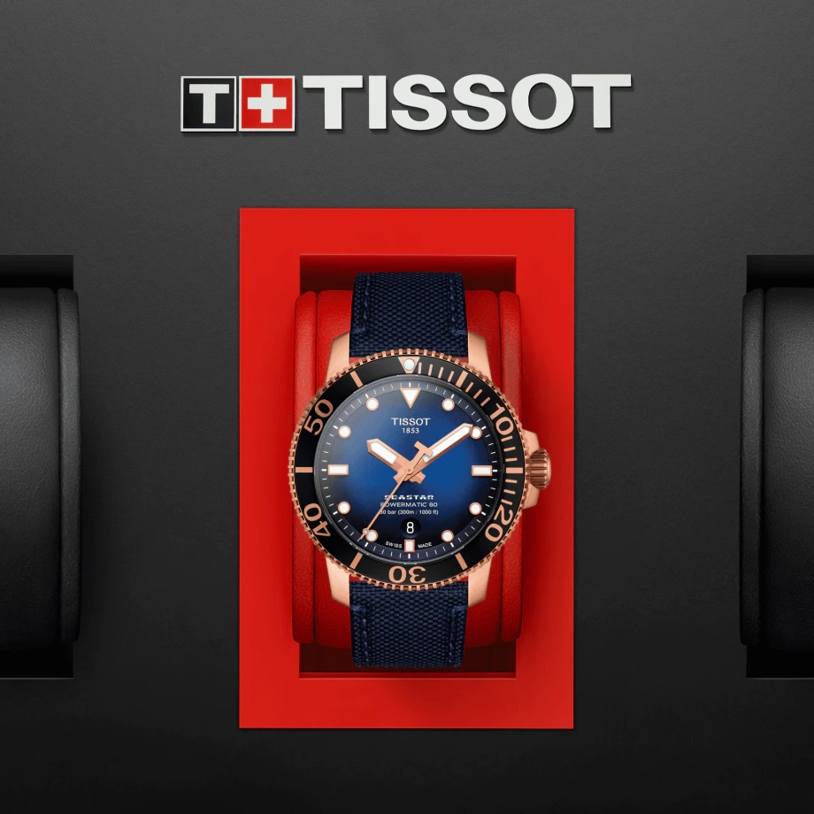 TISSOT T120.407.37.041.00 SEASTAR 1000 POWERMATIC 80 Index Blue