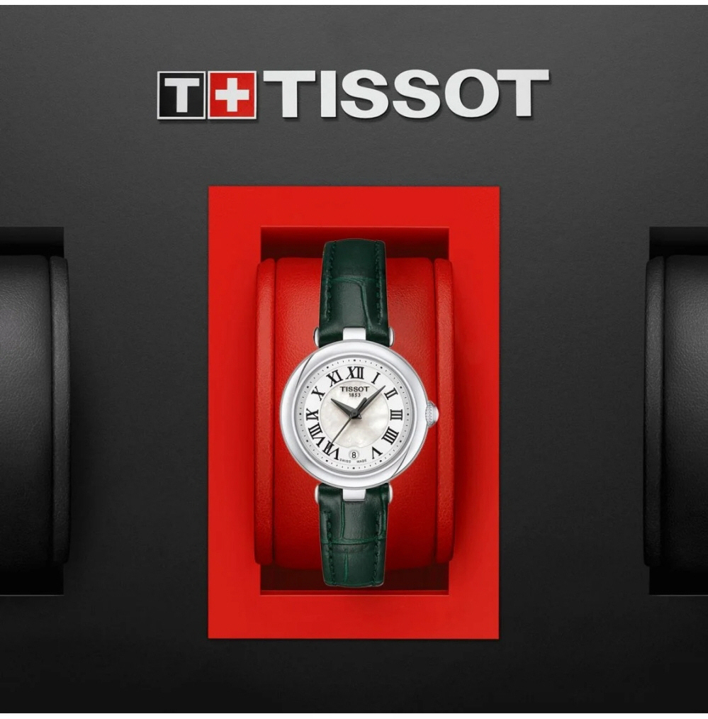 TISSOT T126.010.16.113.02 BELLISSIMA SMALL LADY 26mm Leather Green