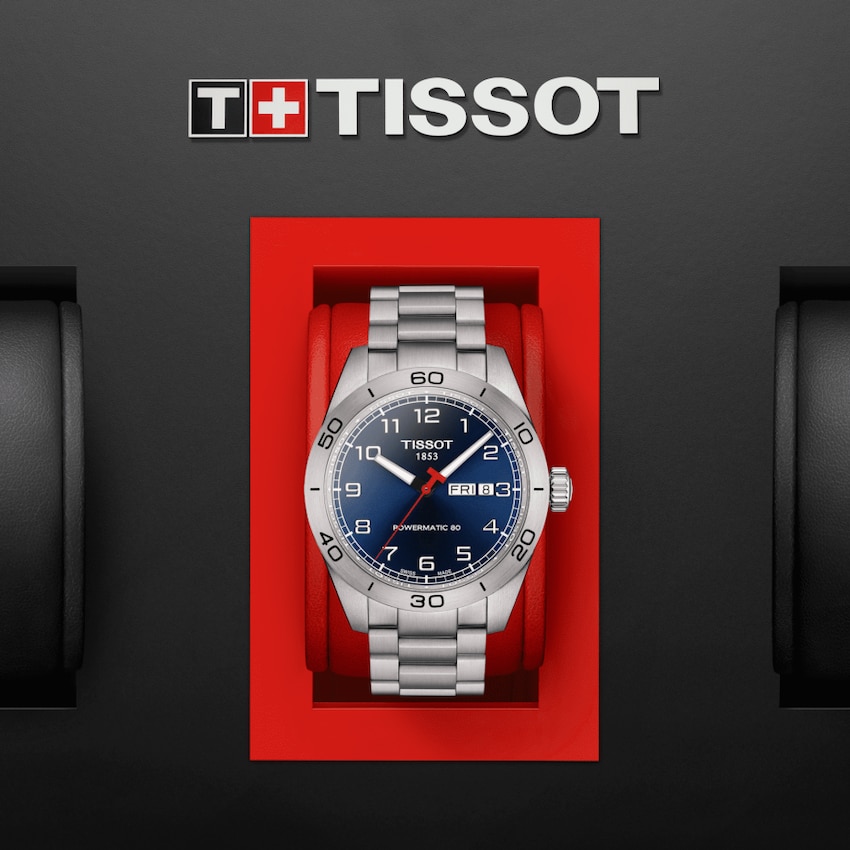 TISSOT T131.430.11.042.00 PRS 516 POWERMATIC 80 Blue Arabic Bracelet