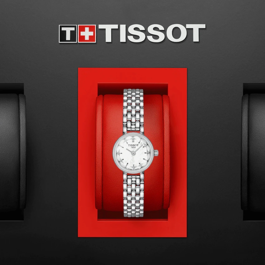TISSOT T140.009.11.111.00 LOVELY ROUND Quartz 19.50mm Bracelet Silver