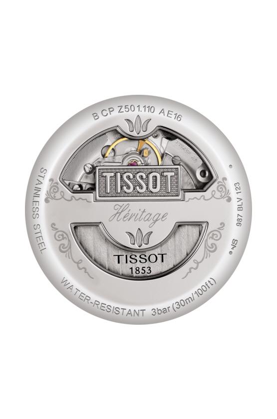 TISSOT T66.1.782.33 HERITAGE 1948 chronograph silver roman index