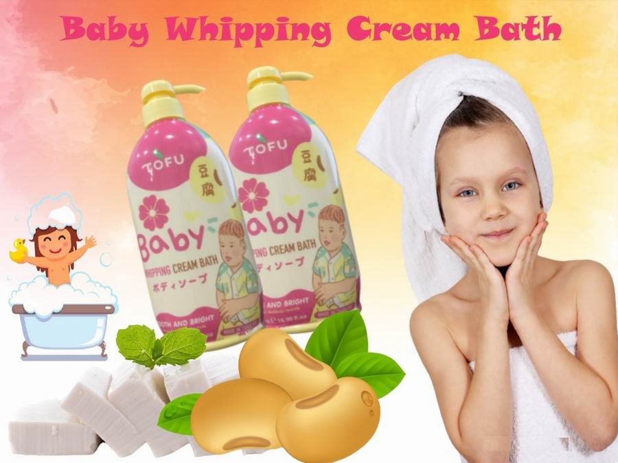 Tofu Baby Whipping Cream Bath 500ml Whitening Body Shampoo