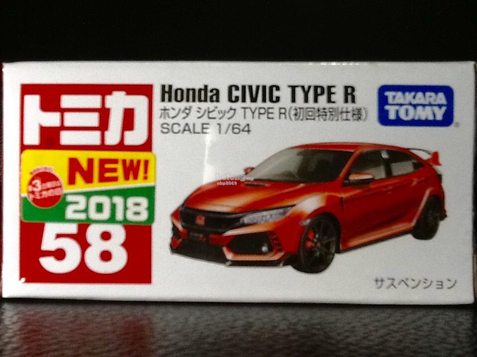 tomica honda civic type r 58
