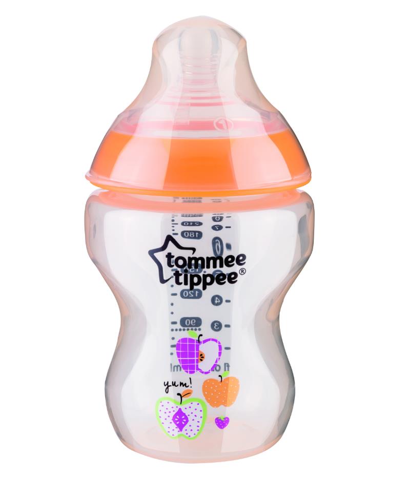 Tommee Tippee:Closer to Nature Feeding Bottle 260ml/9oz(Orange)