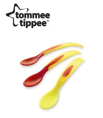 Tommee Tippee New Heat Sensor Soft Tip Weaning Spoons (2pcs/pk)