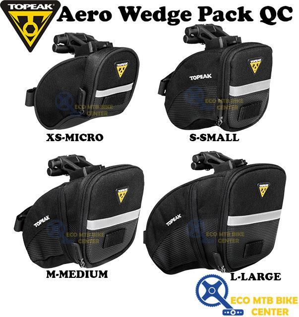 TOPEAK Saddle Bag Aero Wedge Pack QC (QuickClick System)