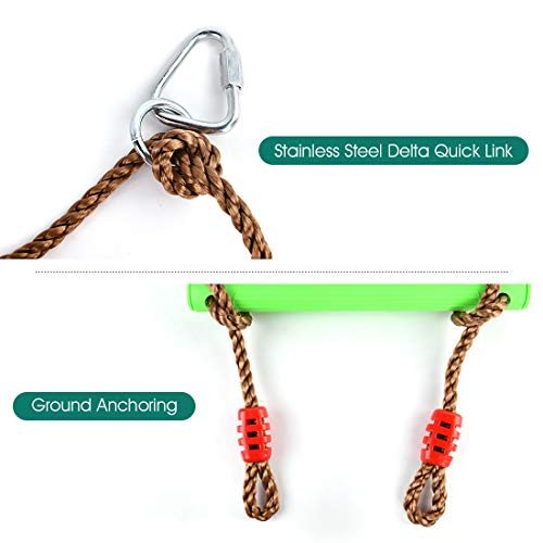 TOPNEW 6.6 Ft Climbing Rope Ladder (end 3/16/2022 12:00 AM)