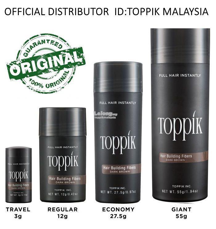 Toppik (caboki,hairloss,hair grow,herbal,hair growth,regrow shampoo)