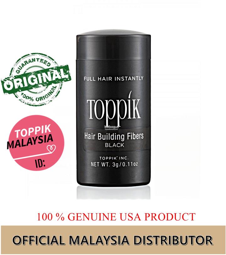 Toppik Fiber 3G for hair loss (revita,alpecin,viviscal,biotin,caboki)
