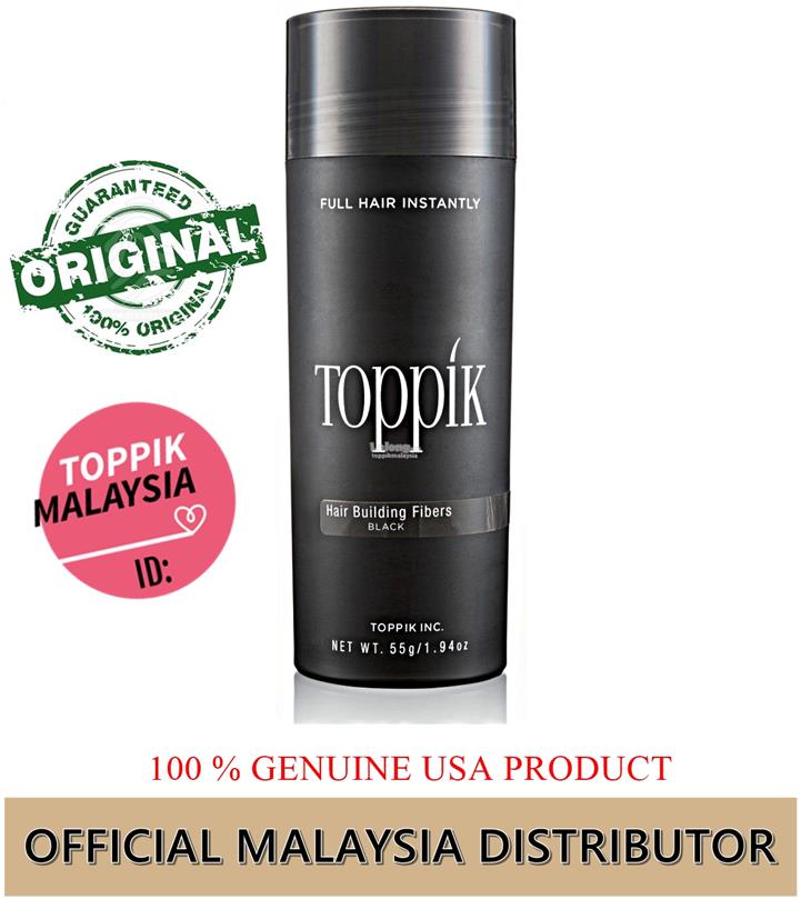 Toppik Hair Fiber 55G (Hair so real,super million hair,hairmax,pomade)