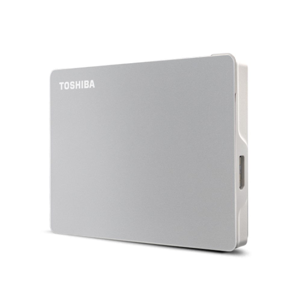 Toshiba 1TB Canvio Flex USB-C Portable Drive-Silver (HDTX110ASCAA)