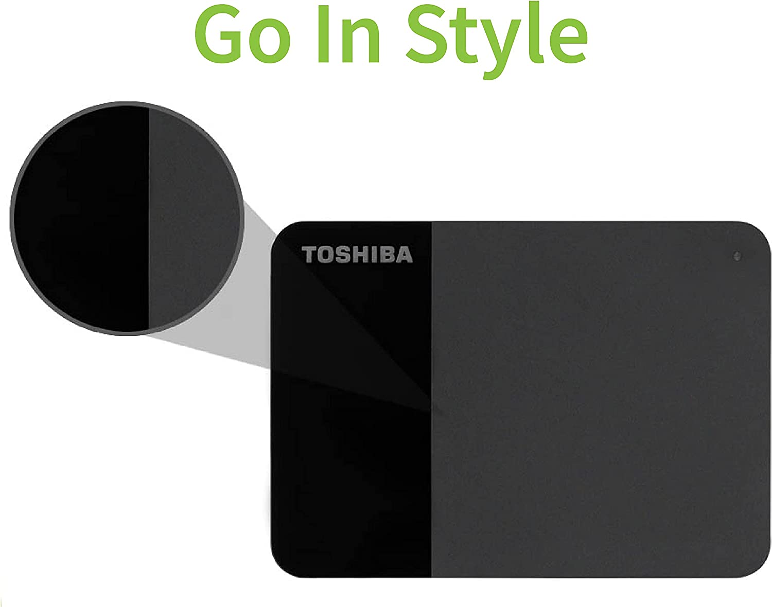 Toshiba 2TB Canvio Ready USB 3.2 Portable Hard Drive - Black