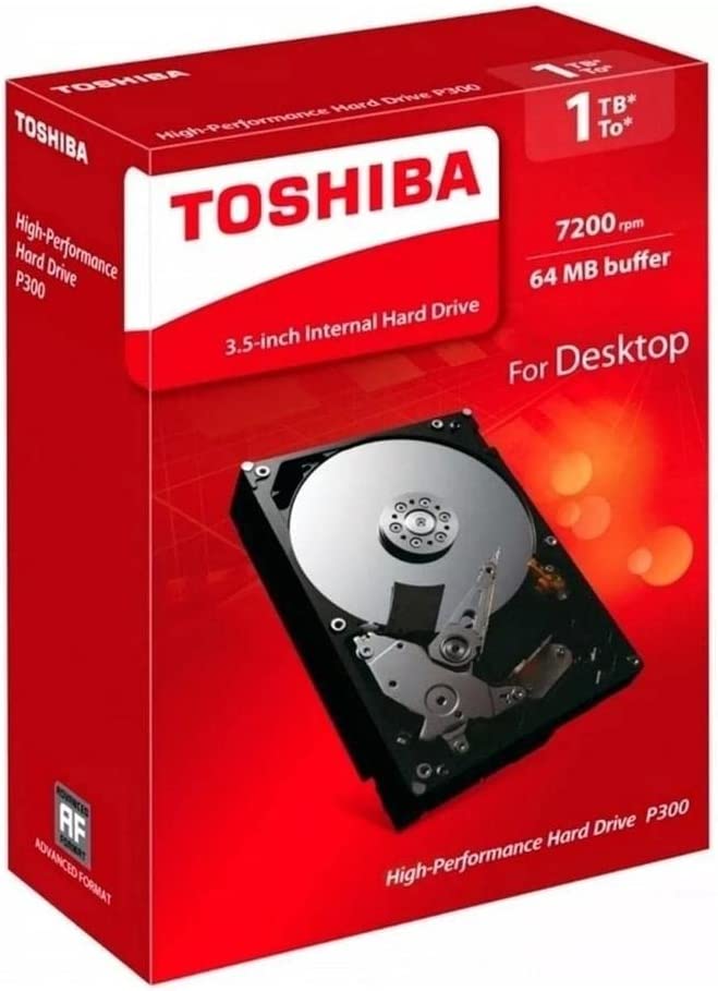 TOSHIBA P300 1TB 3.5&#8221; INTERNAL DESKTOP PC HARD DRIVE - HDWD110UZSVA
