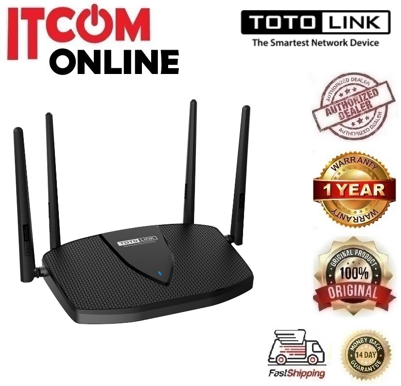 TOTOLINK WIFI 6 AX1800 DUAL BAND GIGABIT ROUTER (X5000R)