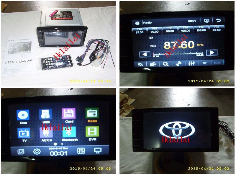 Toyota 7 inch OEM DVD/VCD/CD/MP3/USB Player Full hd screen [6915]