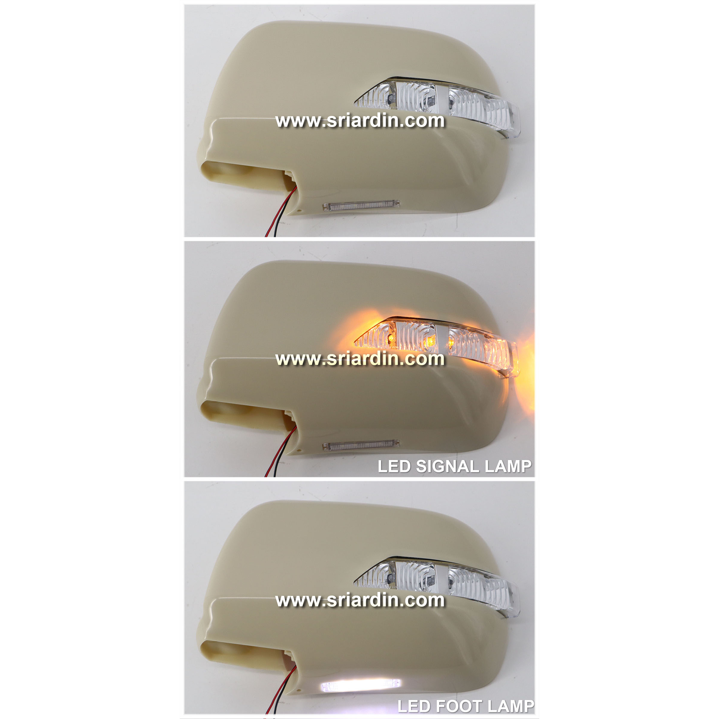 Toyota Alphard / Estima 02-05 Side Mirror Cover w Signal &amp; Foot Lamp