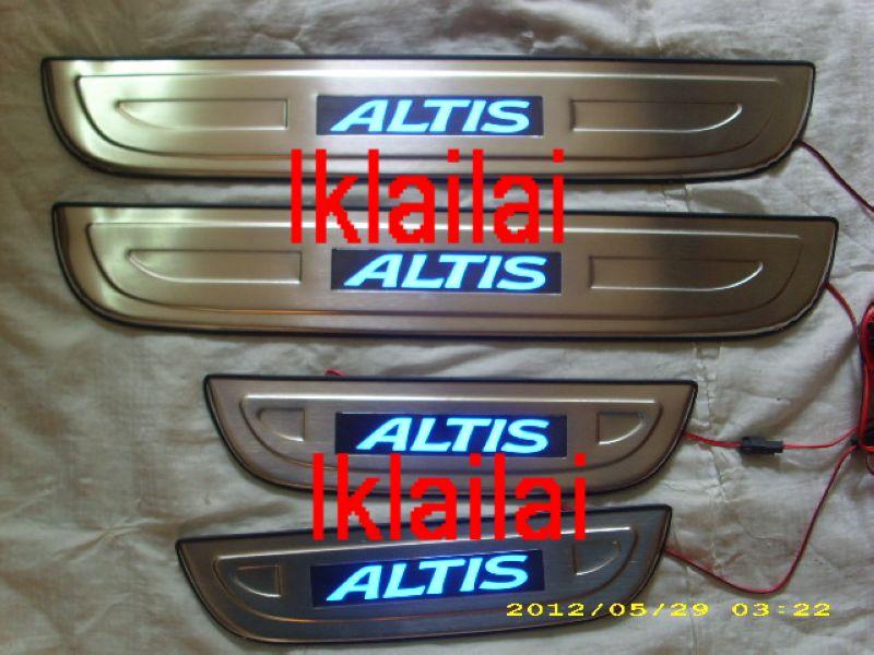 TOYOTA ALTIS '11 Door / Side Sill Plate With LED Light [4pcs/set]