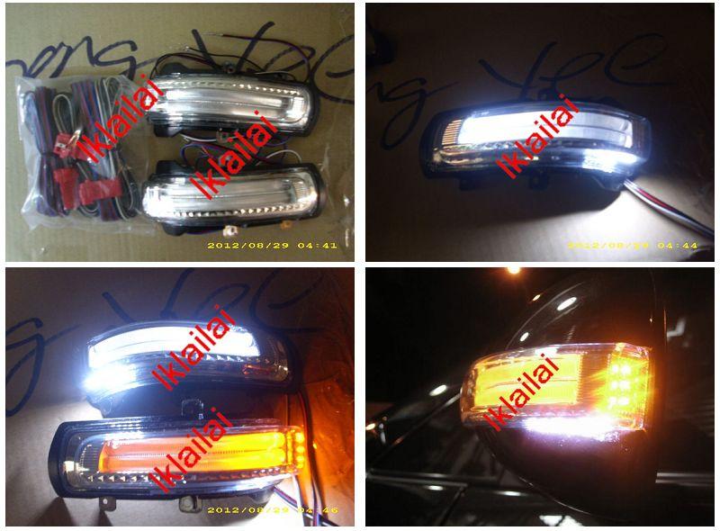 TOYOTA ALTIS/WISH/CAMRY LED Signal For Door Mirror Cover [3-Function]