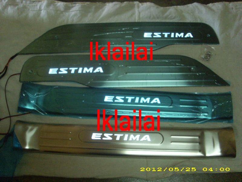 Toyota Estima ACR50 '08 Side/Door Sill Plate LED [4pcs/set]