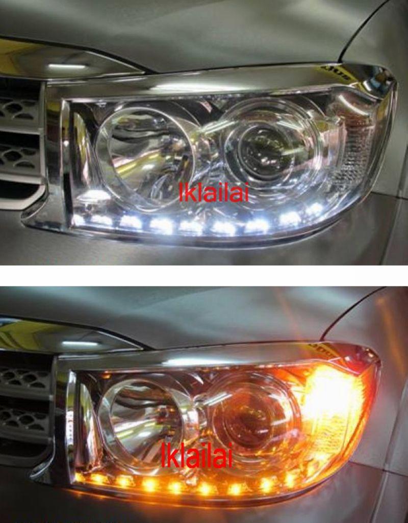 Toyota Fortuner '10 2-Function DRL R8 [NO Head Lamp]
