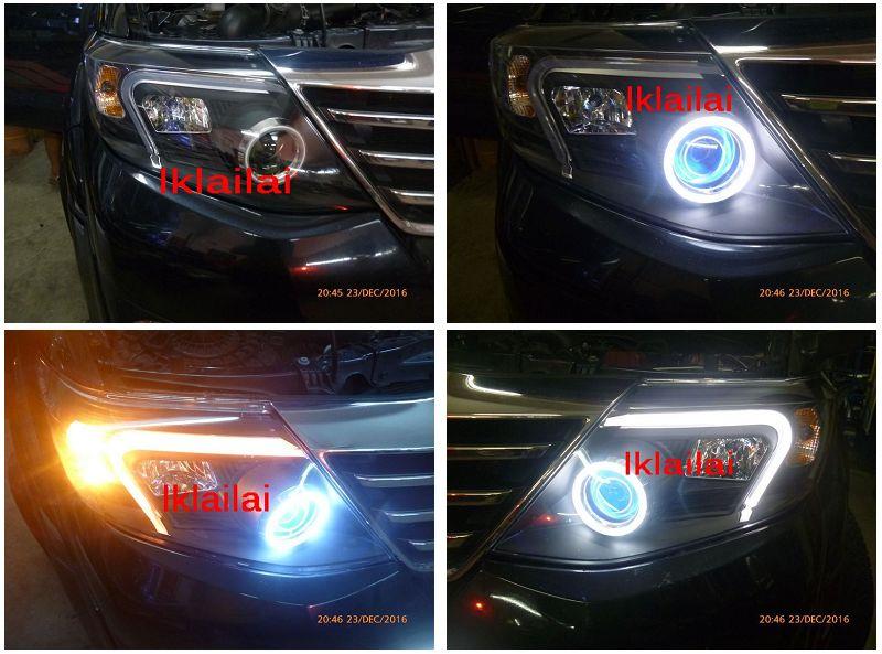 Toyota Fortuner '12 2-Function Daylight CCFL Ring+Angel Eye Head Lamp