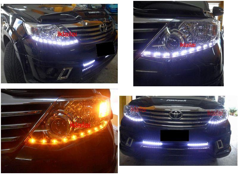 Toyota Fortuner '12 2-Function DRL R8 [NO Head Lamp]