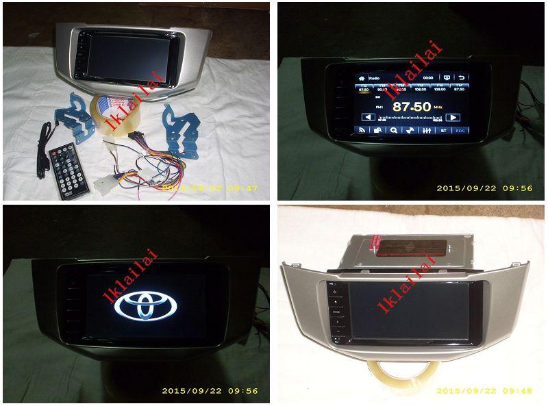 Toyota Harrier RX330 7inch OEM DVD Player With Casing Full HD Screen