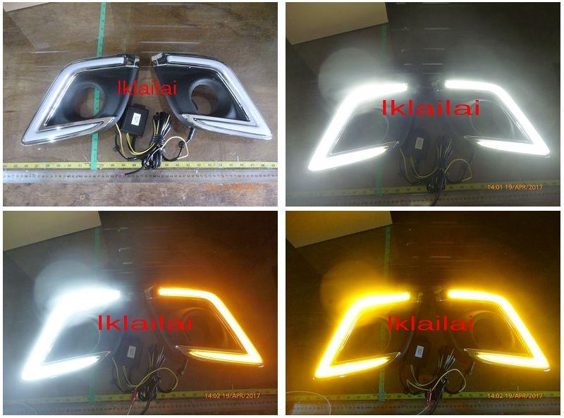 Toyota Hilux Revo '15 Fog lamp Cover with Daylight + Signal Function