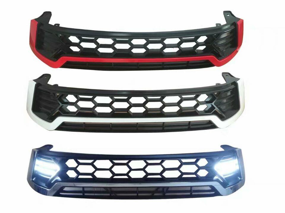 Toyota Hilux Revo '16-17 LED Front Grille [White / Red / Black]