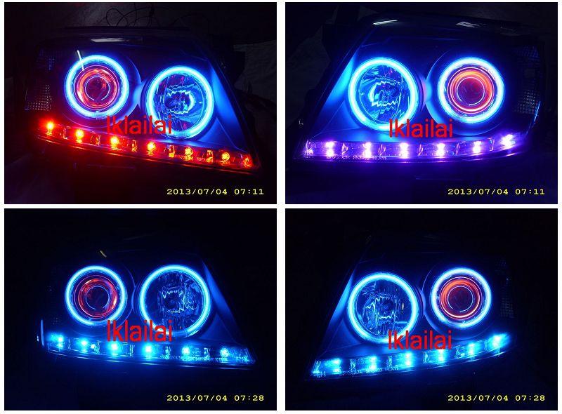 Toyota Hilux Vigo ‘11 Head Lamp Angel Eye +CCFL Ring+Colour LED