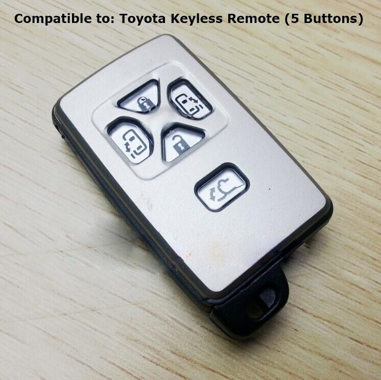 Toyota Vellfire Alphard Estima Keyless Remote Car Key Leather Cover