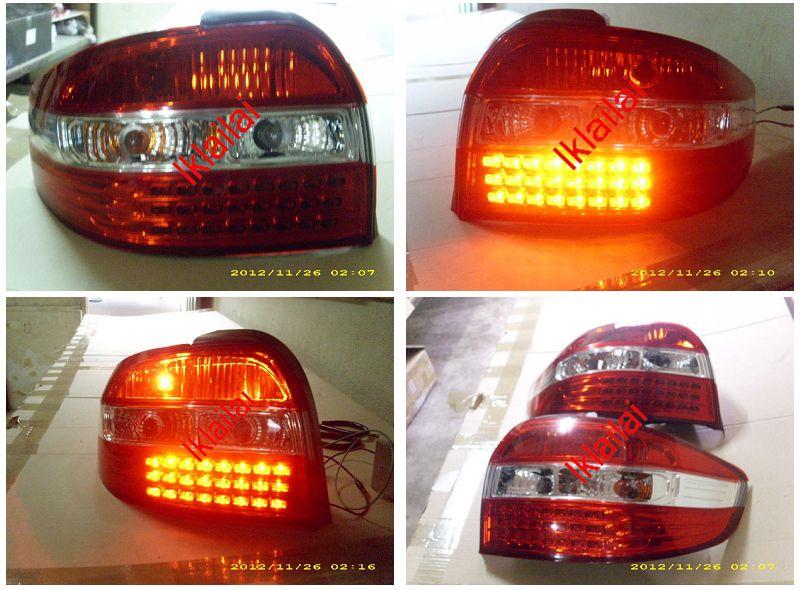 Toyota Vios '03 LED Tail Lamp Red-Clear Lens