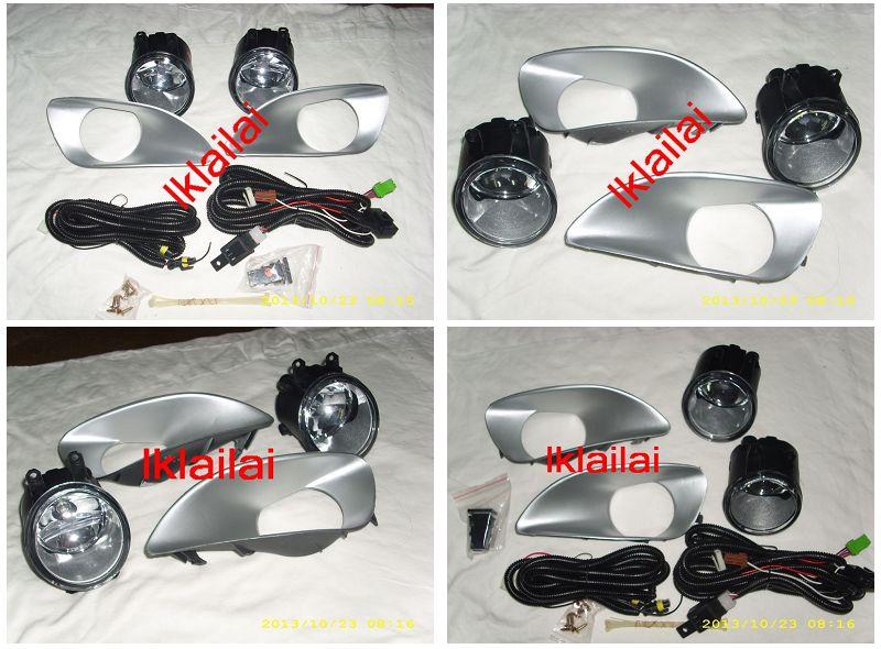 Toyota Vios '07-12 Fog Lamp Chrome Cover + Wiring & Switch