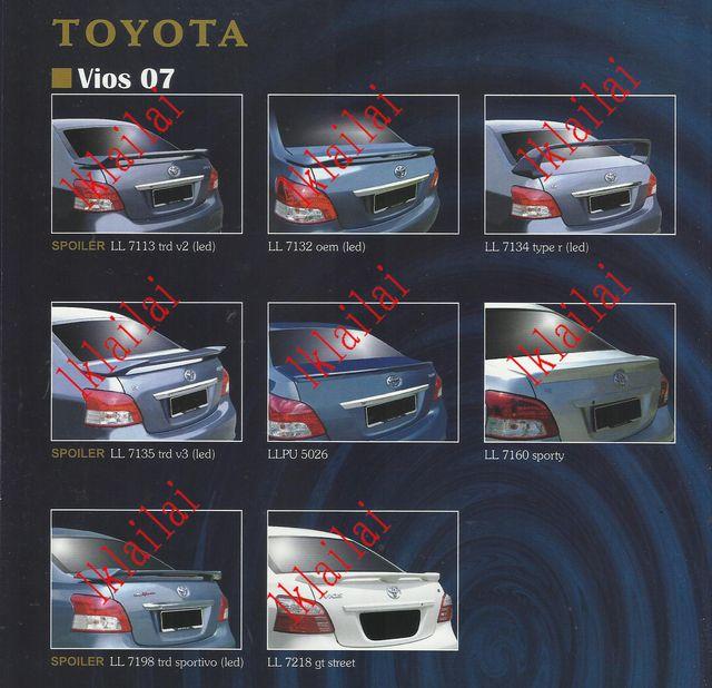 Toyota Vios '07 Spoiler