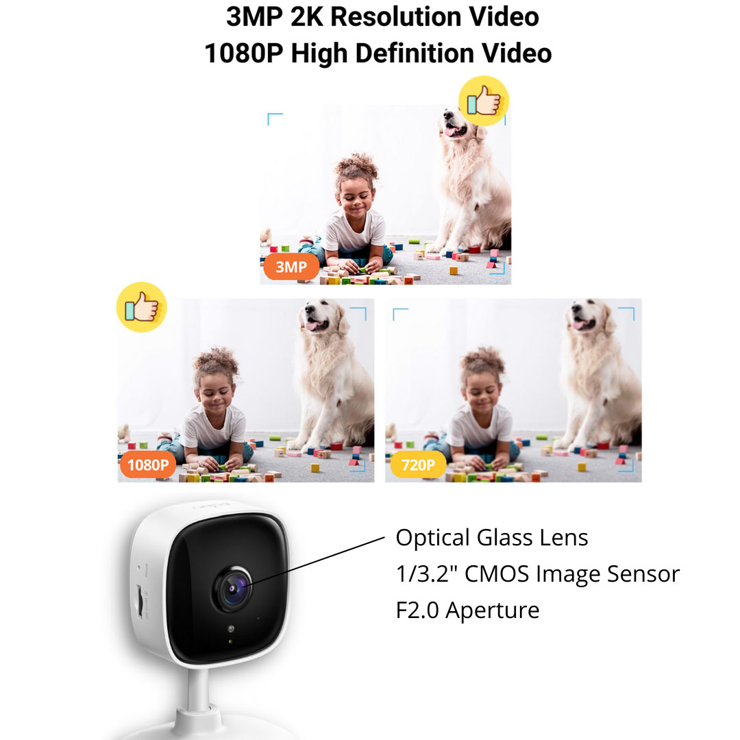 TP-Link Tapo C100 TC60 C110 Wifi Camera Home Security 3MP 1080P Full H