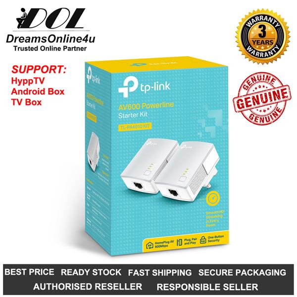 TP-LINK TL-PA4010 KIT PA4010 KIT AV6 (end 4/21/2020 4:15 PM)