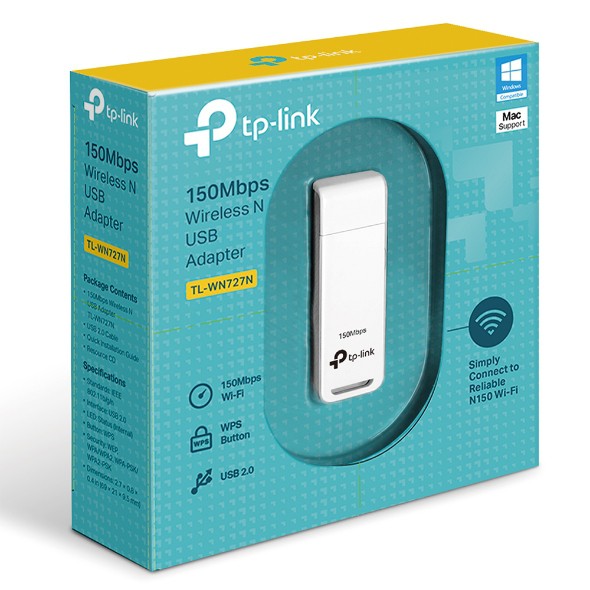 TP-Link TL-WN727N 150Mbps Wireless USB Adapter