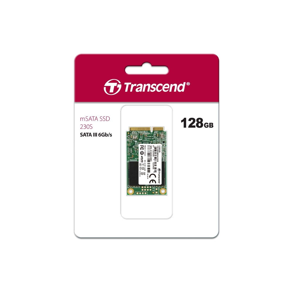 Transcend 128GB SATA III 6Gb/s 3D NAND 230S mSATA SSD - TS128GMSA230S