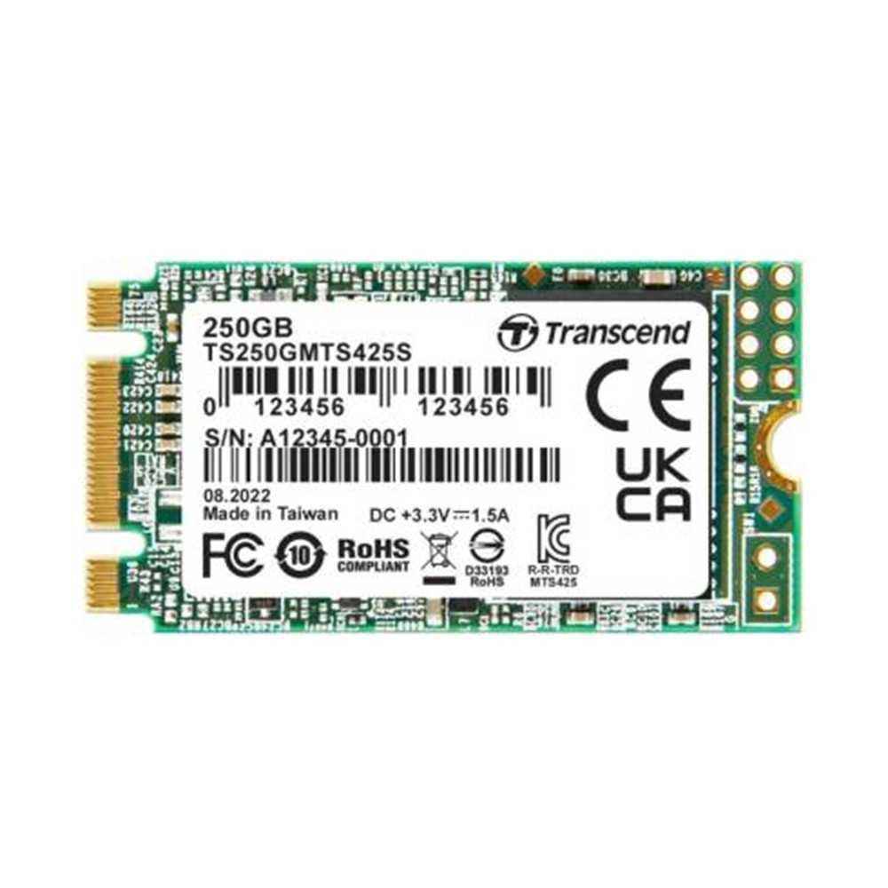 Transcend 250GB SATA III 6Gb/s M.2 425S 3D NAND SSD - TS250GMTS425S
